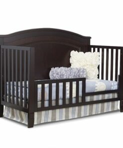 Sorelle - Berkley Round Top Panel Crib - Espresso
