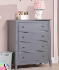 Sorelle - Berkley 4 Drawer Chest - Gray
