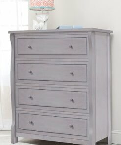 Sorelle - Princeton Elite 4 Drawer Dresser - Weathered Gray