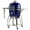 Saffire - Platinum Kamado—Large Ceramic Grill and Smoker - Blue