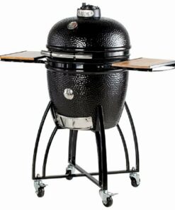 Saffire - Kamado—Large Charcoal Grill and Smoker - Black
