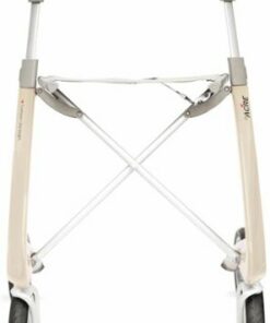 byAcre - Carbon Ultralight Compact Rollator, 16.1" Seat Width, Supports up to 285lbs - White Frame