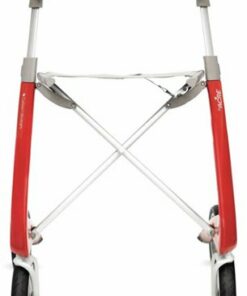 byAcre - Carbon Ultralight Regular Rollator, 16.5" Seat Width, Supports up to 285lbs - Red Frame