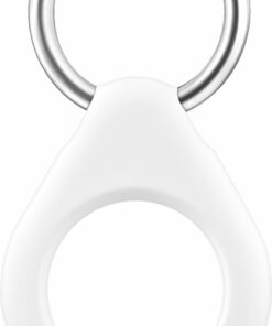 Insignia™ - Key Ring Case for Apple AirTag - White
