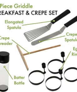Cuisinart - 8-Piece Griddle Breakfast and Crepe Set - Stainless Steel