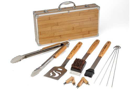 Cuisinart - 13-Piece Bamboo Tool Set - Stainless Steel/Tan