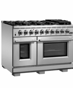 Forno Appliances - Capriasca 6.58 Cu. Ft. Freestanding Gas Range with Convection Ovens - Stainless steel