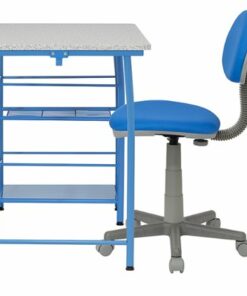 Calico Designs - Study Zone II Student Desk and Task Chair 2 Piece Set - Blue