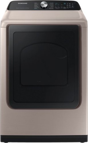 Samsung - 7.4 cu. ft. Smart Gas Dryer with Steam Sanitize+ - Champagne