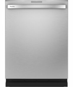 GE Profile - Top Control Smart Built-In Stainless Steel Tub Dishwasher with 3rd Rack and Microban, 42dBA - Stainless steel
