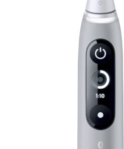 Oral-B - iO Series 6 Electric Toothbrush with Replacement Brush Head - Grey
