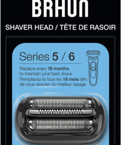 Braun - Series 5 53B Electric Shaver Head for Series 5 and Series 6 shavers - Black