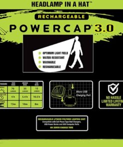 Panther Vision - POWERCAP 3.0 70 Lumen Rechargeable LED Beanie Headlamp
