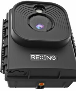 Rexing - TL1 Time-Lapse Camera 1080P Full HD Video with 2.4" LCD and 110° Wide-Angle Lens - Black