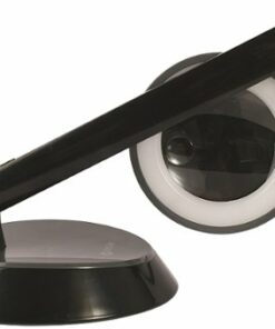 OttLite - Space-Saving LED Magnifier Desk Lamp - Black