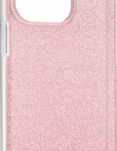 Insignia™ - Hard Shell Case for iPhone 13 Pro - Gradient Rose Gold Glitter