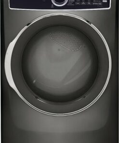 Electrolux - 8.0 Cu. Ft. Stackable Electric Dryer with Steam and LuxCare Dry System - Titanium