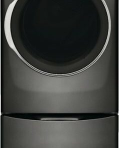 Electrolux - 8.0 Cu. Ft. Stackable Electric Dryer with Steam and Balanced Dry - Titanium