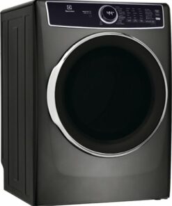 Electrolux - 8.0 Cu. Ft. Stackable Gas Dryer with Steam, LuxCare Dry System & Air Dry Cycle - Titanium