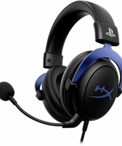 HyperX - Cloud Wired Stereo Gaming Headset for PS5 and PS4 - Black/Blue