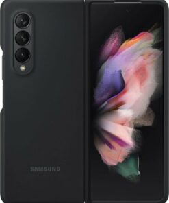 Silicone Cover for Samsung Galaxy Z Fold3 - Black