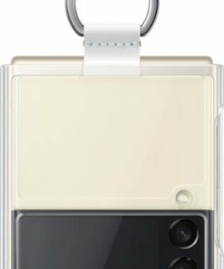 Clear Cover with Ring for Samsung Galaxy Z Flip3 - Transparent