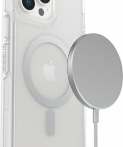 OtterBox - Symmetry Series+ for MagSafe Soft Shell for Apple iPhone 13 Pro Max and iPhone 12 Pro Max - Clear