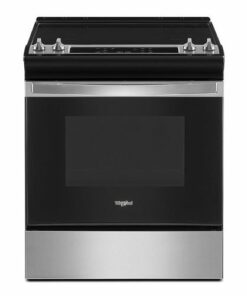 Whirlpool - 4.8 Cu. Ft. Slide-In Electric Range - Stainless steel