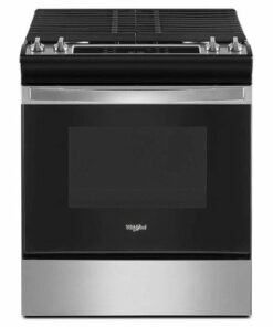 Whirlpool - 5.0 Cu. Ft. Gas Range with Frozen Bake Technology - Stainless steel