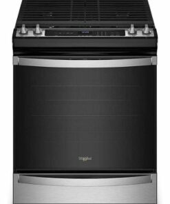 Whirlpool - 5.8 Cu. Ft. Freestanding Gas True Convection Range with Air Fry for Frozen Foods - Stainless steel