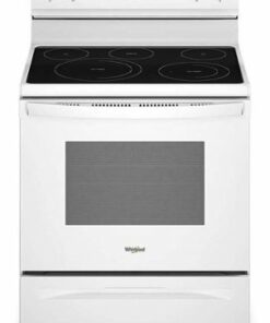 Whirlpool - 5.3 Cu. Ft. Freestanding Electric Convection Range with Air Fry - White