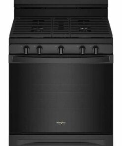 Whirlpool - 5.0 Cu. Ft. Gas Range with Air Fry for Frozen Foods - Black