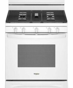 Whirlpool - 5.0 Cu. Ft. Gas Burner Range with Air Fry for Frozen Foods - White