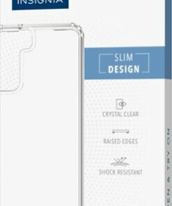 Insignia™ - Hard Shell Case for Samsung Galaxy S21 FE 5G - Clear