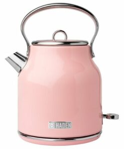 Haden - Heritage  1.7 Liter Electric Kettle Stainless Steel with Auto Shut-Off - English Rose