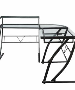 OSP Home Furnishings - Constellation L Shaped Home Office Gaming Editing Desk