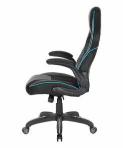 OSP Home Furnishings - Xeno Gaming Chair in Faux Leather - Blue
