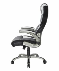 OSP Home Furnishings - Oversite Gaming Chair in Faux Leather - White