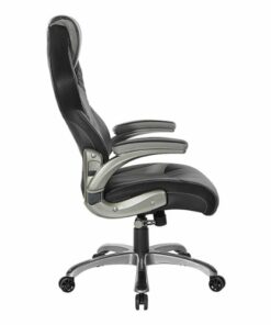 OSP Home Furnishings - Oversite Gaming Chair in Faux Leather - Gray