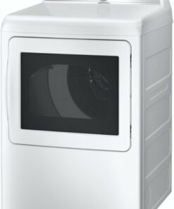 GE Profile - 7.4 Cu. Ft. Smart Electric Dryer with Sanitize Cycle and Sensor Dry - White