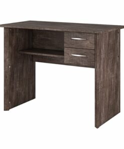 CorLiving - Kingston Rustic Two Drawer Desk - Brown
