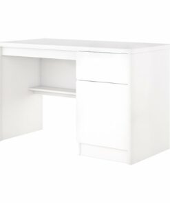 CorLiving - Kingston Classic Desk with Cabinet - White