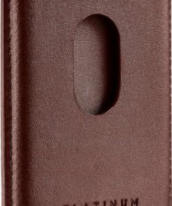 Platinum™ - Horween Leather RFID Wallet for iPhone Series 14, iPhone Series 13 and iPhone Series 12 - Bourbon
