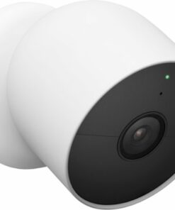 Google - Nest Cam 2 Pack Indoor/Outdoor Wire Free Security Cameras - Snow
