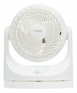 WOOZOO - Oscillating Air Circulator Fan - 3 Speed - Small Room 157 ft² - White