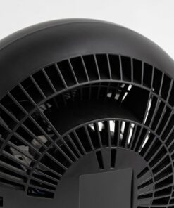 WOOZOO - Oscillating Air Circulator Fan - 3 Speed - Medium Room 275 ft² - Black