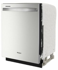 Whirlpool - 24" Top Control Built-In Dishwasher Stainless Steel Tub with 3rd Rack and 47 dBA - Stainless steel 1