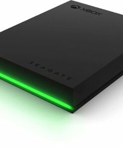 Seagate - Game Drive for Xbox 2TB External USB 3.2 Gen 1 Portable Hard Drive Xbox Certified with Green LED Bar - Black