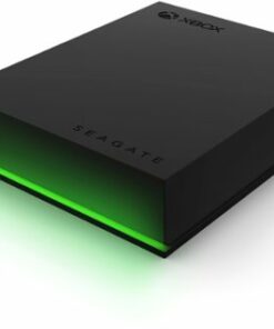 Seagate - Game Drive for Xbox 4TB External USB 3.2 Gen 1 Portable Hard Drive Xbox Certified with Green LED Bar - Black