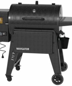 Pit Boss - Navigator Wood Pellet Grill with Grill Cover - Black 1